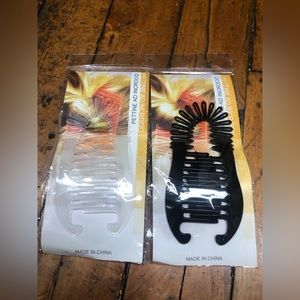 2 piece stretch hair comb set